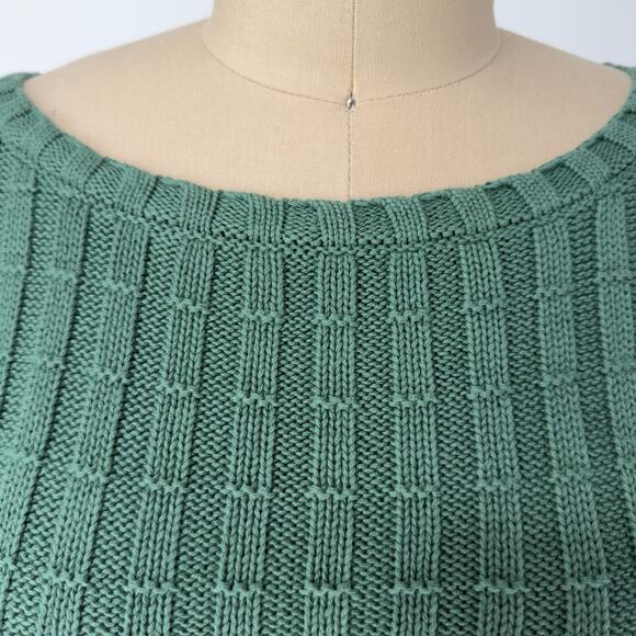 Free People FP Beach Kenzie Sweater Womens XS Frosty Spruce Green - Picture 9 of 13